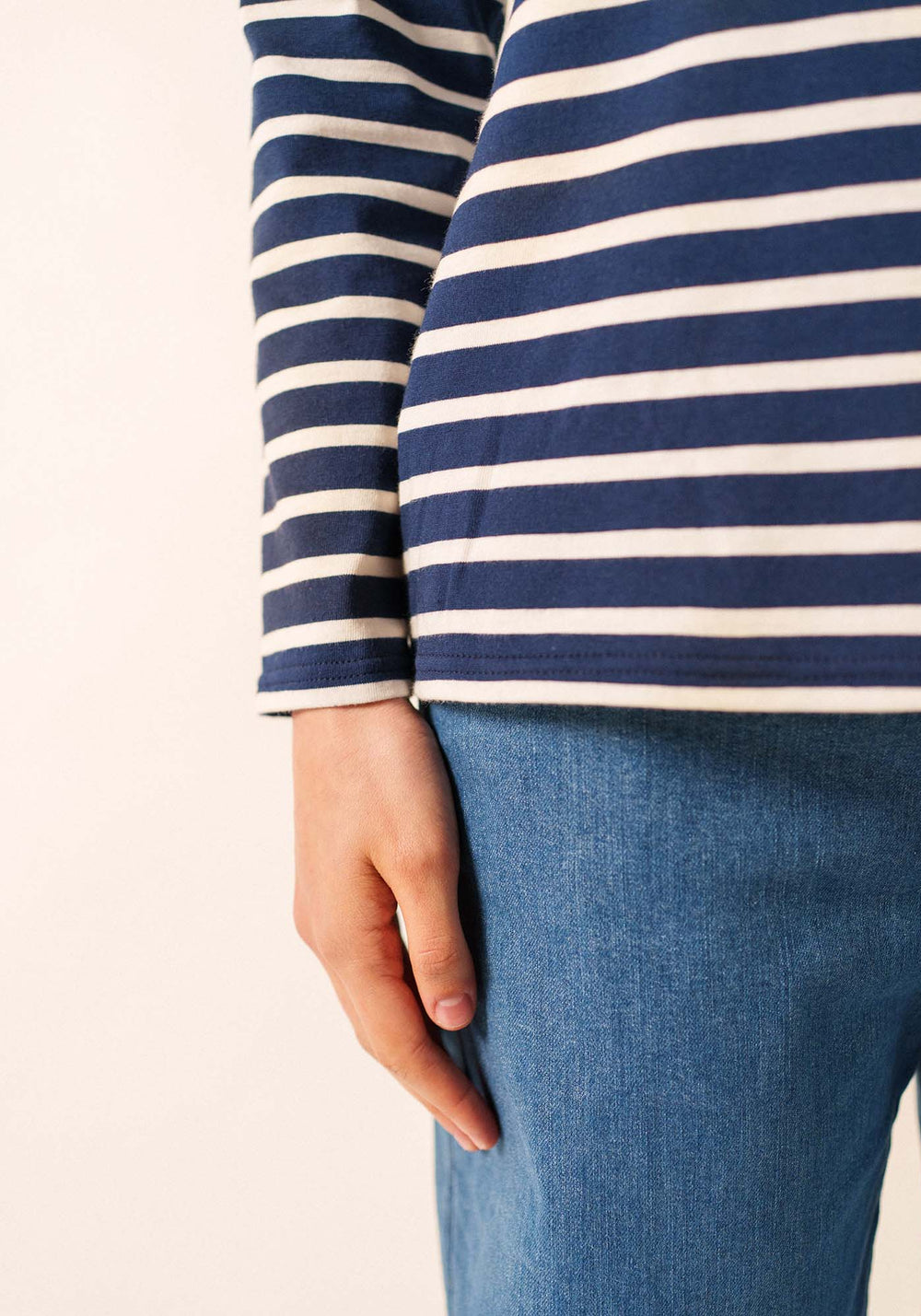 Minquidame Breton Shirt (NAVY / ECRU)