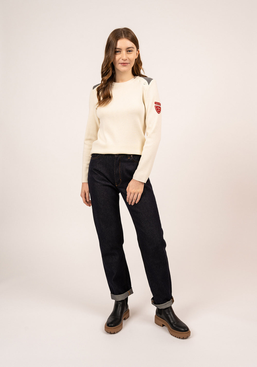COMBE ARPIN Breton Sweater (IVORY)