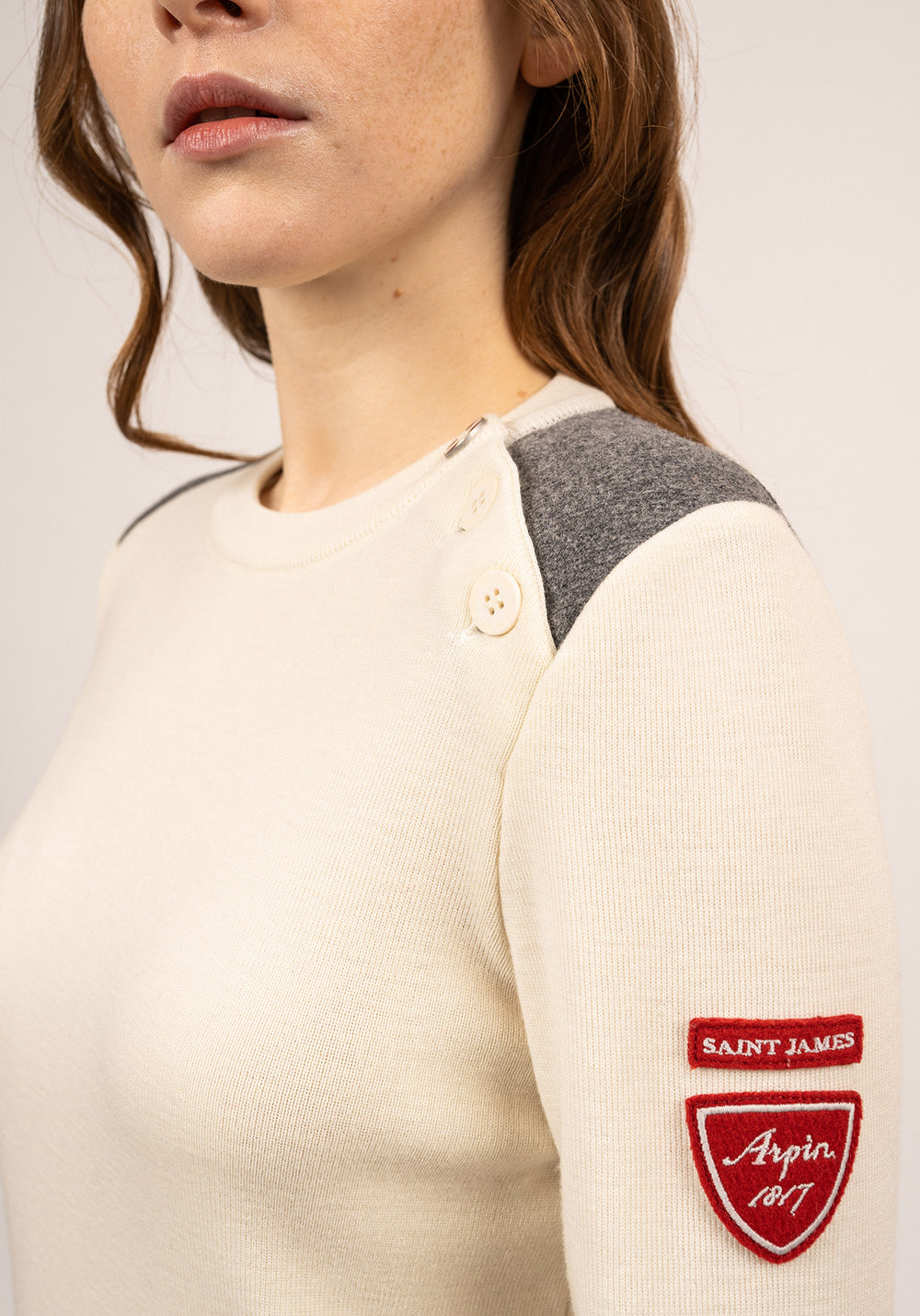 COMBE ARPIN Breton Sweater (IVORY)