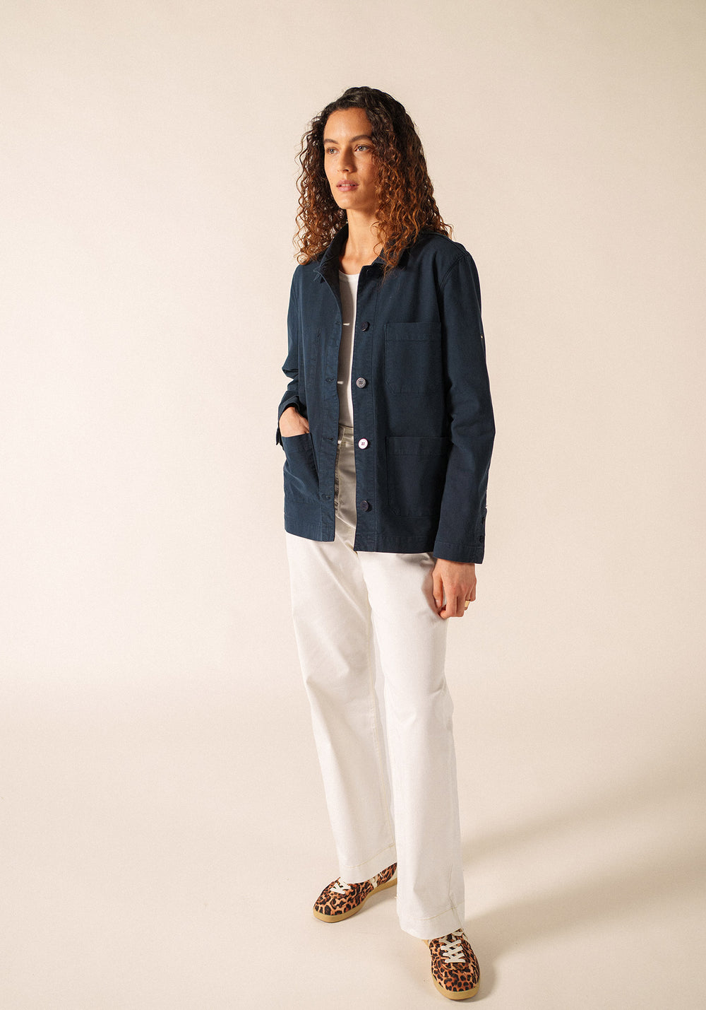 Alize French Chore Jacket (NAVY)