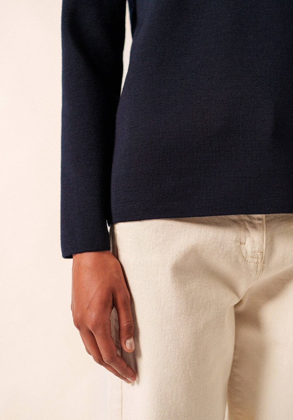 BREGANCON Breton Sweater (NAVY)