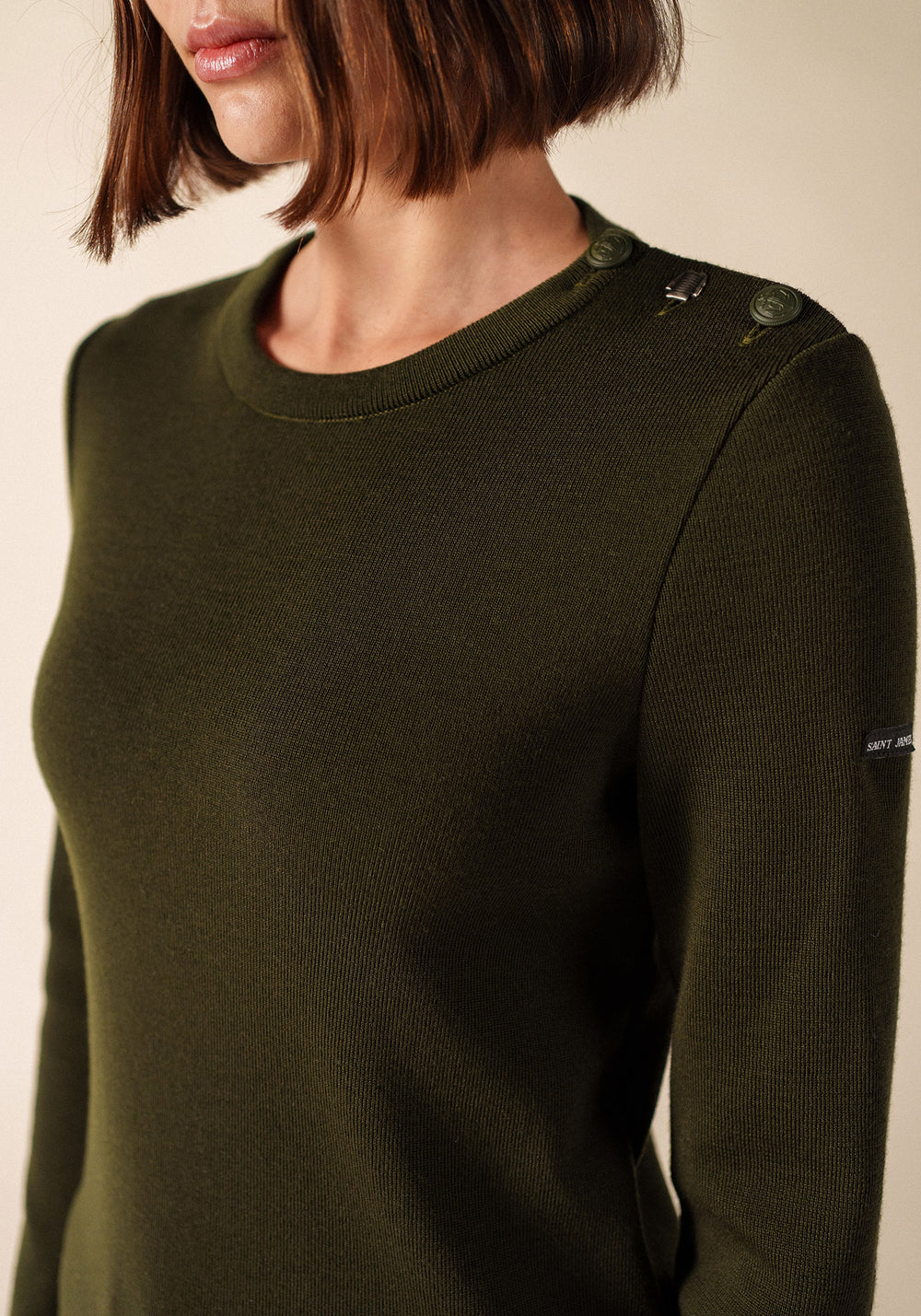 BREGANCON Breton Sweater (MOSS GREEN)