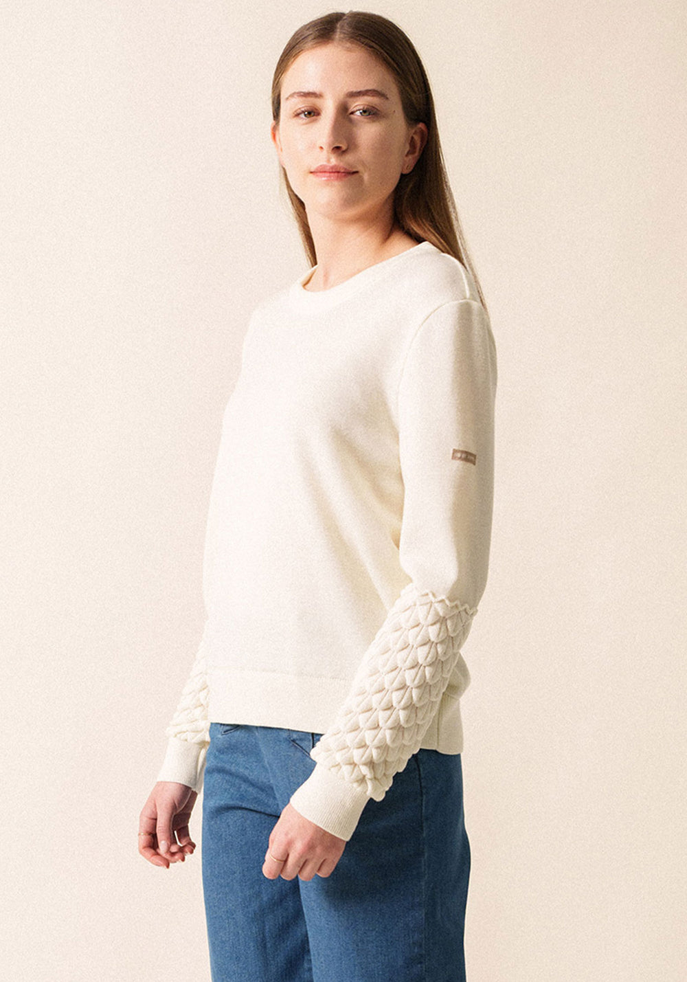 Cluses Wool Sweater (WHITE)