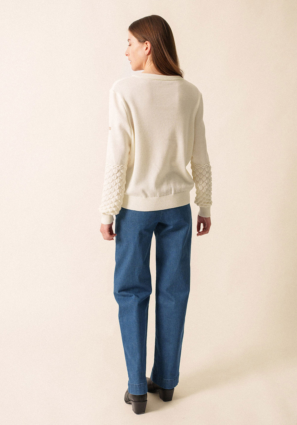 Cluses Wool Sweater (WHITE)