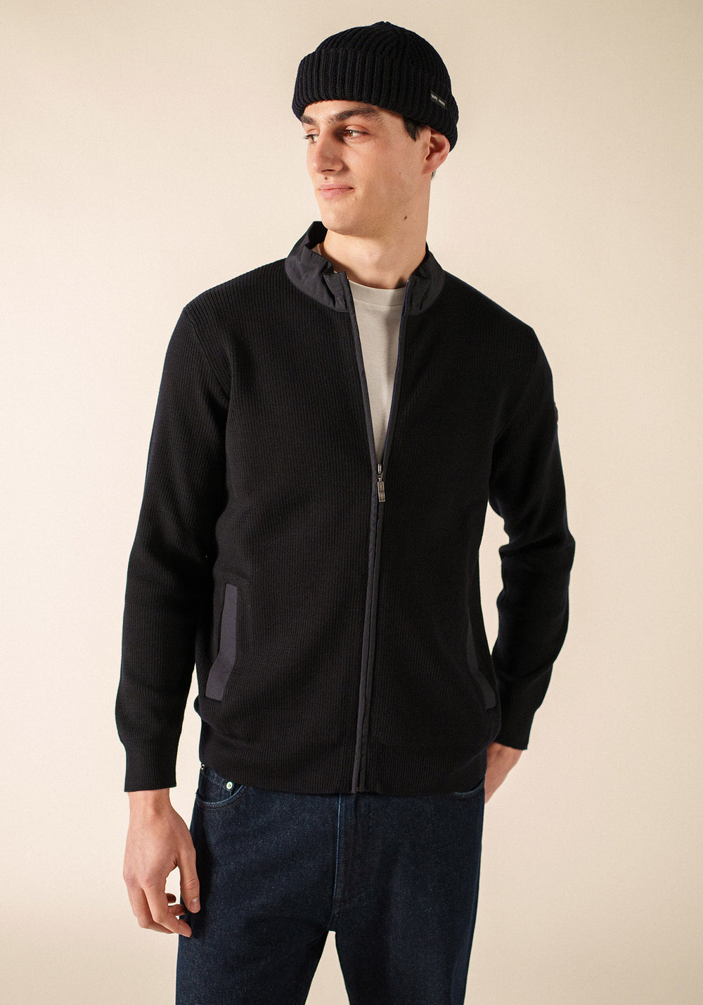 Navigateur Knit Cardigan (NAVY)