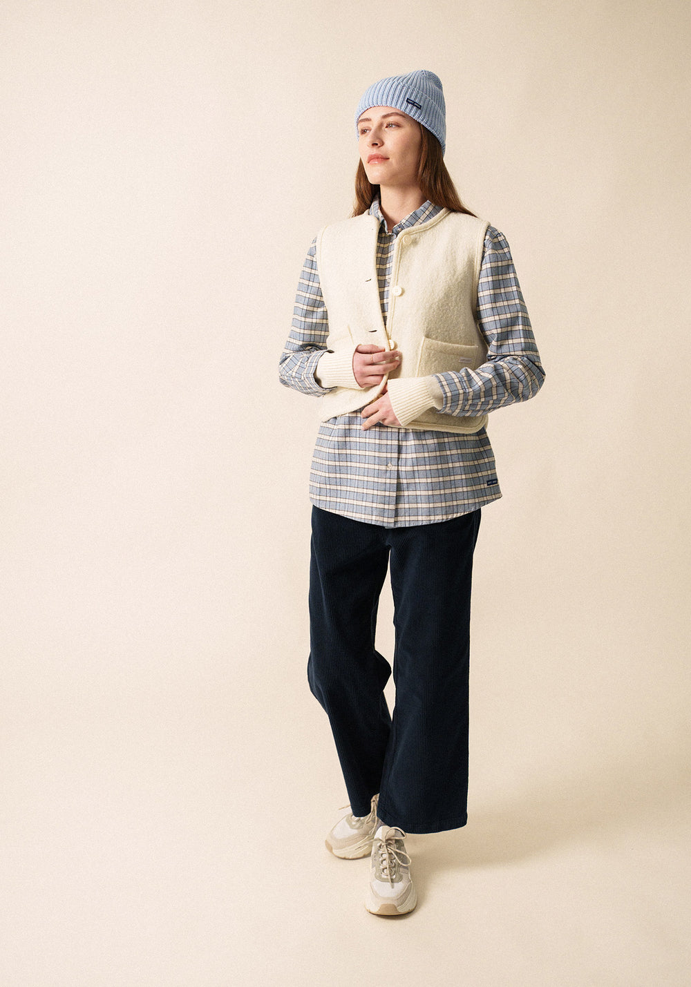 Jura Boiled Wool Vest (WINTER WHITE)