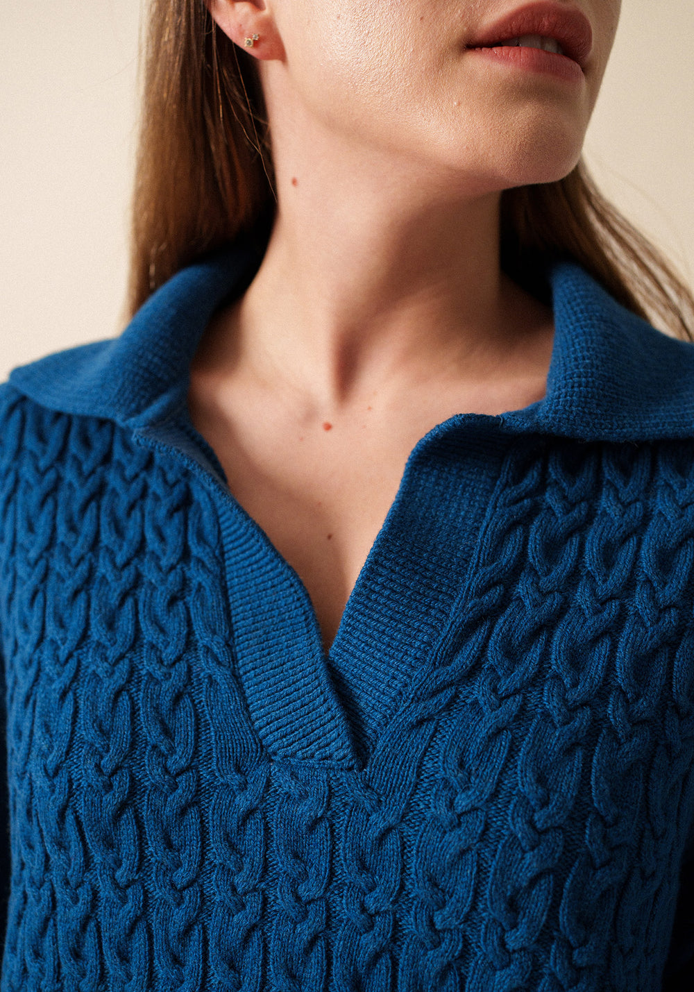 Samoens Wool Sweater (DEEP TEAL)