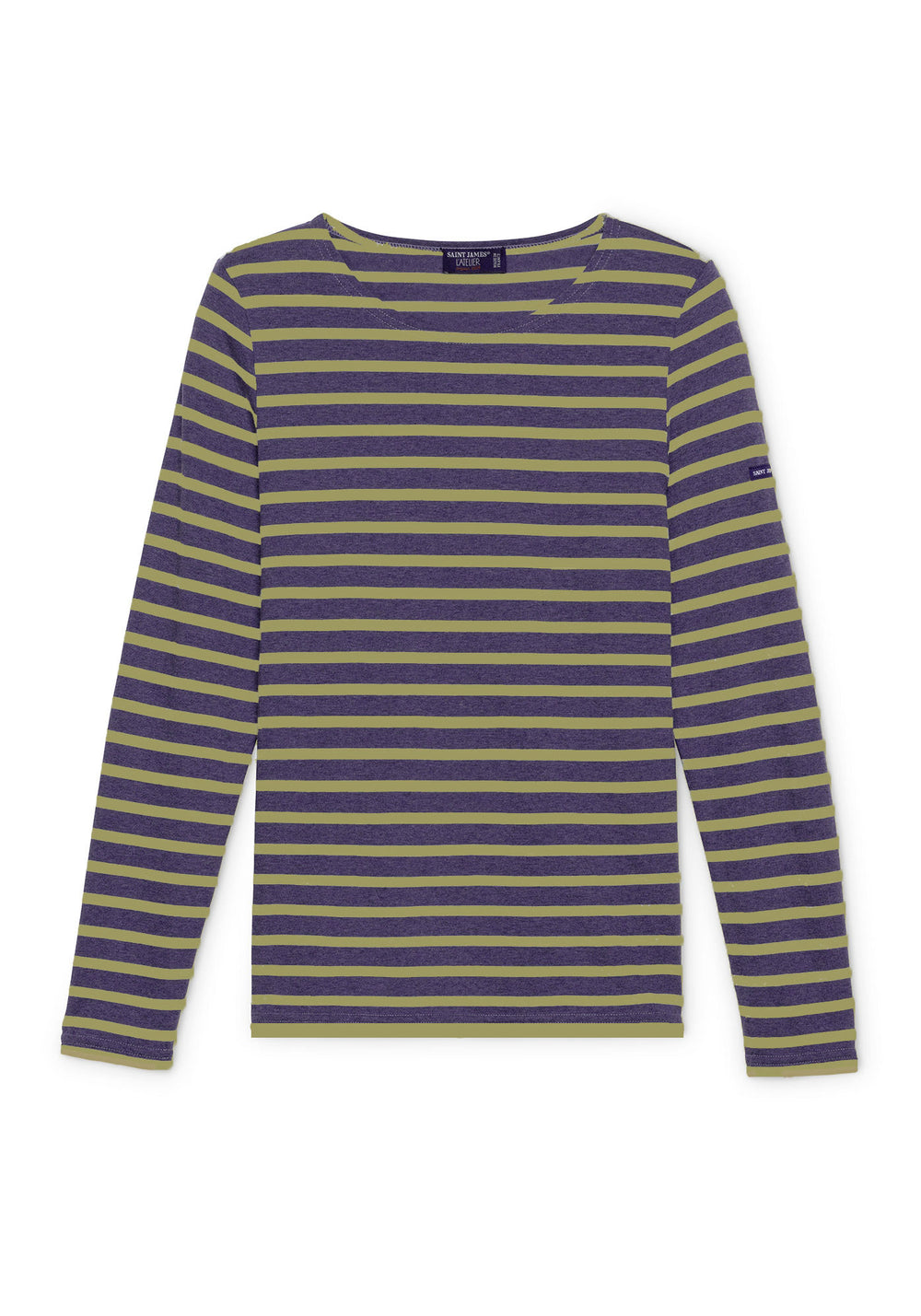 Meridame II Breton Shirt (DENIM BLUE /OLIVE GREEN)