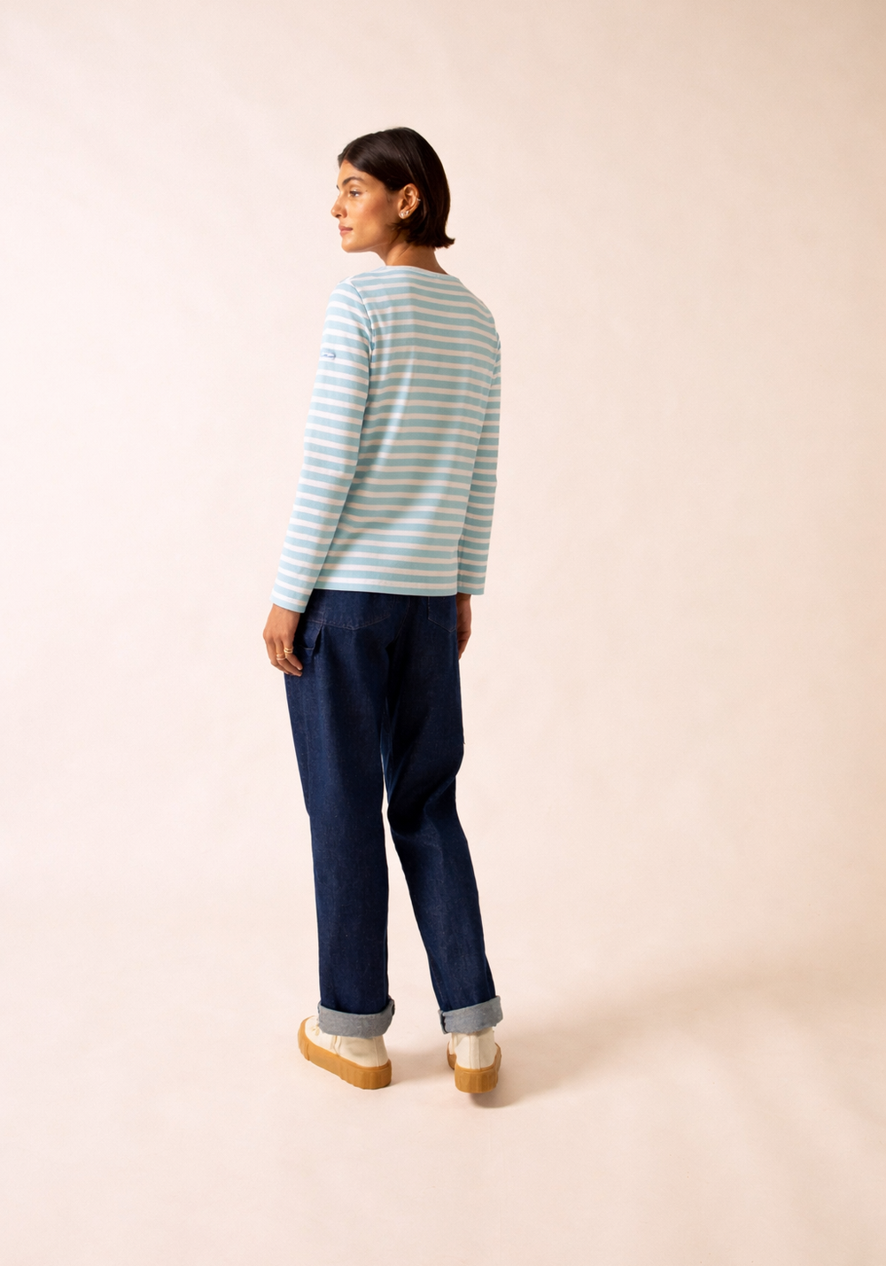 Meridame II Breton Shirt (SKYLIGHT BLUE / WHITE)