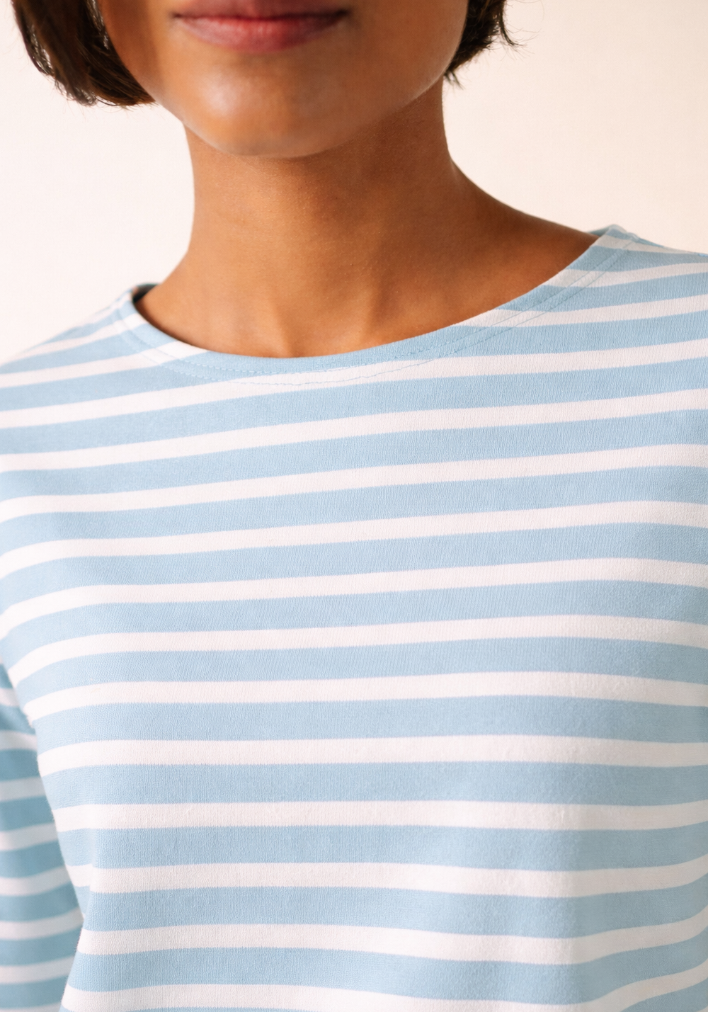 Meridame II Breton Shirt (SKYLIGHT BLUE / WHITE)