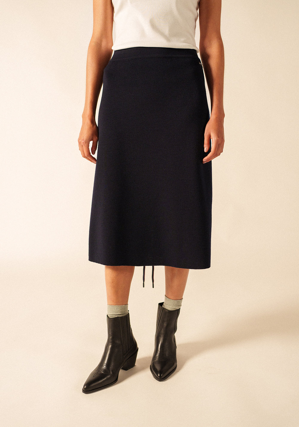 Cabestan Skirt x Isabelle Ballu (NAVY)