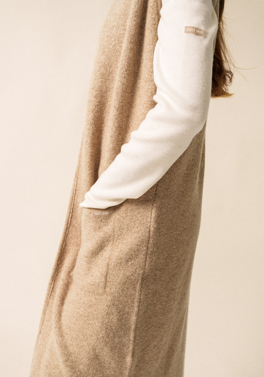 Geneve Knit Vest (BEIGE)