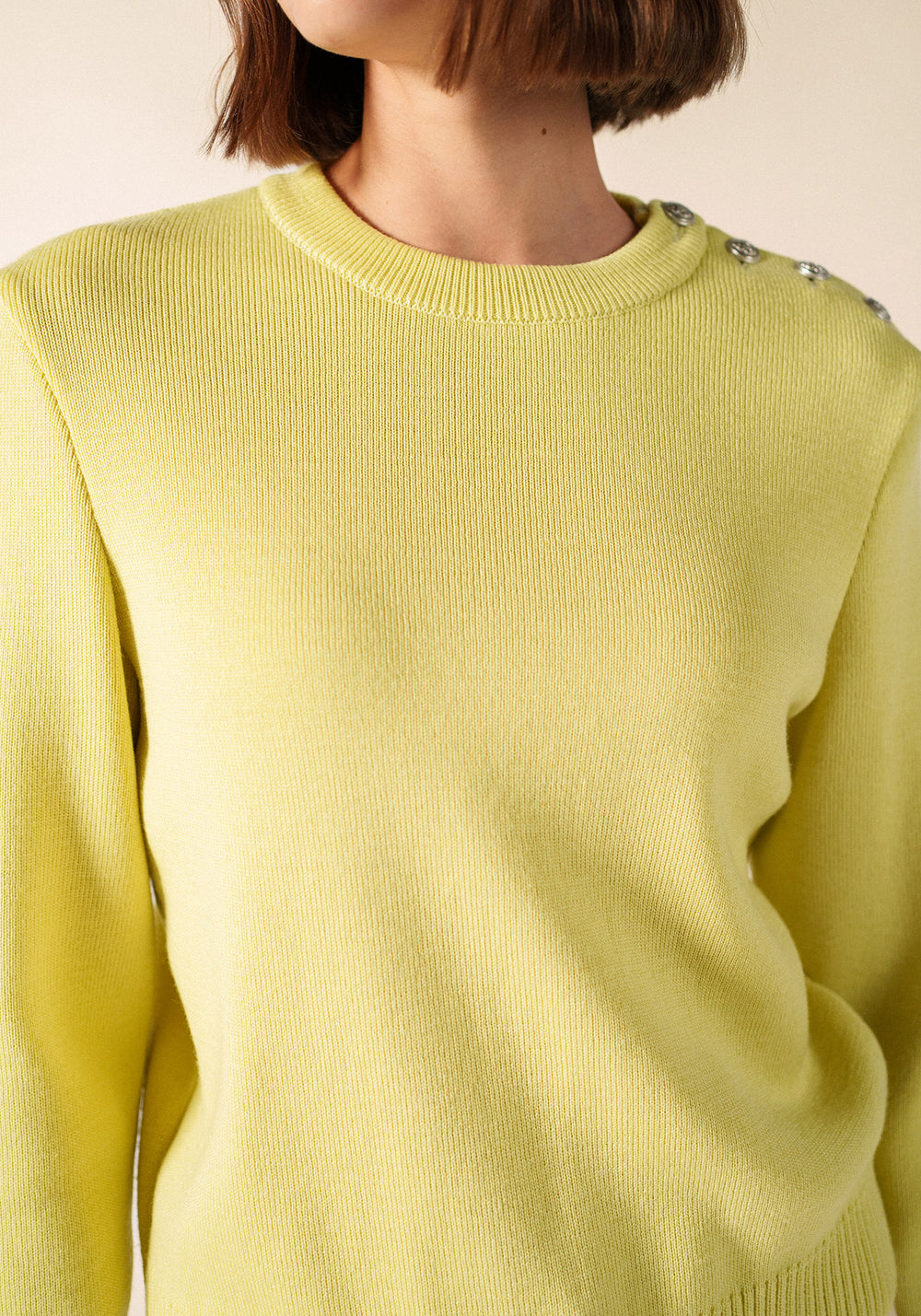 CANCALE Fisherman Sweater for Women (BUTTER YELLOW )