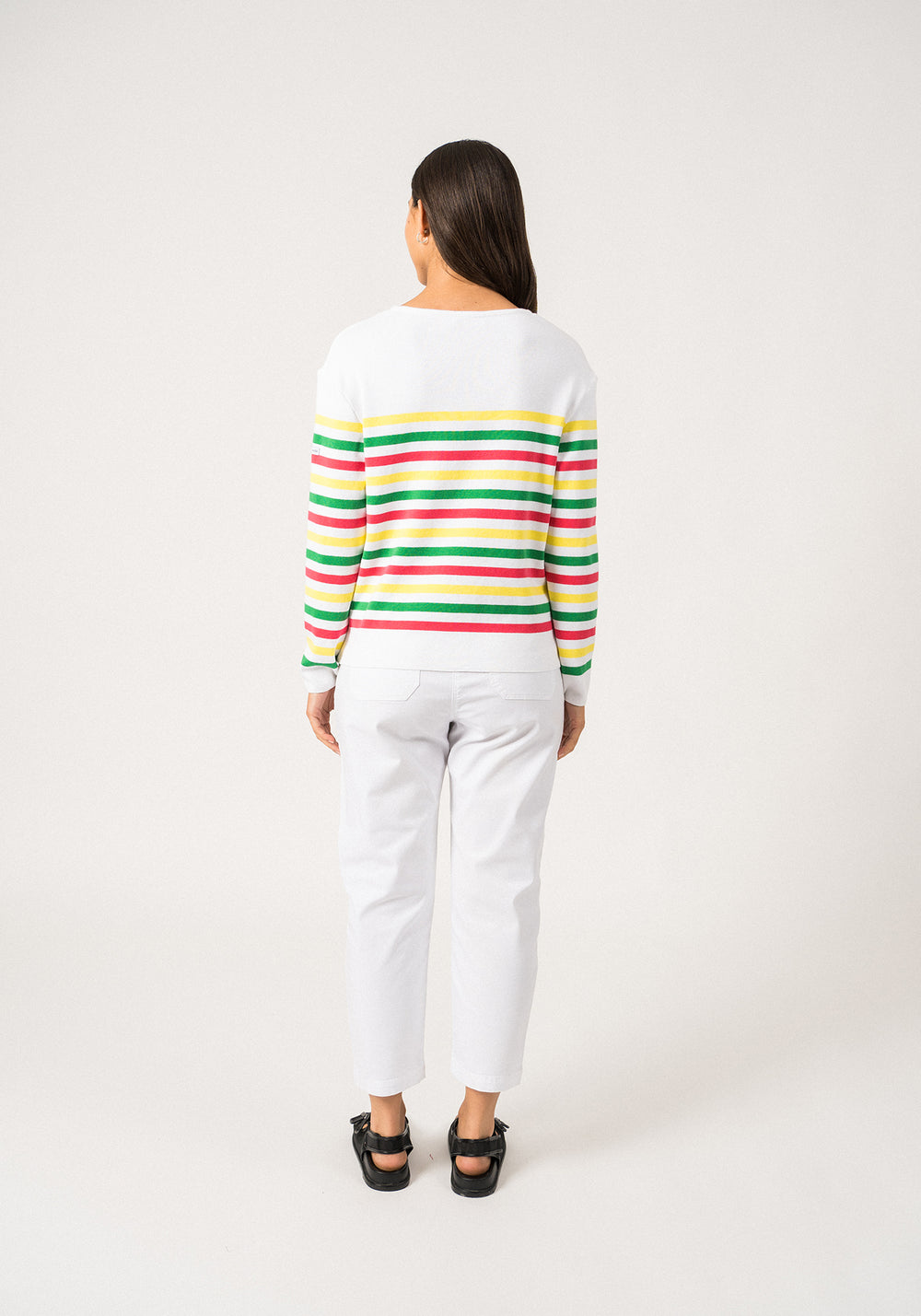 Ecrins Cotton Striped Sweater (CÔTE D'AZUR)