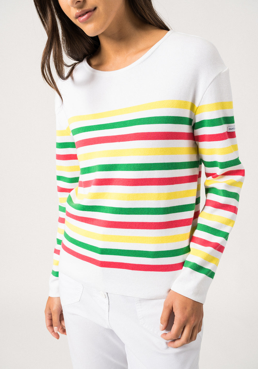 Ecrins Cotton Striped Sweater (CÔTE D'AZUR)