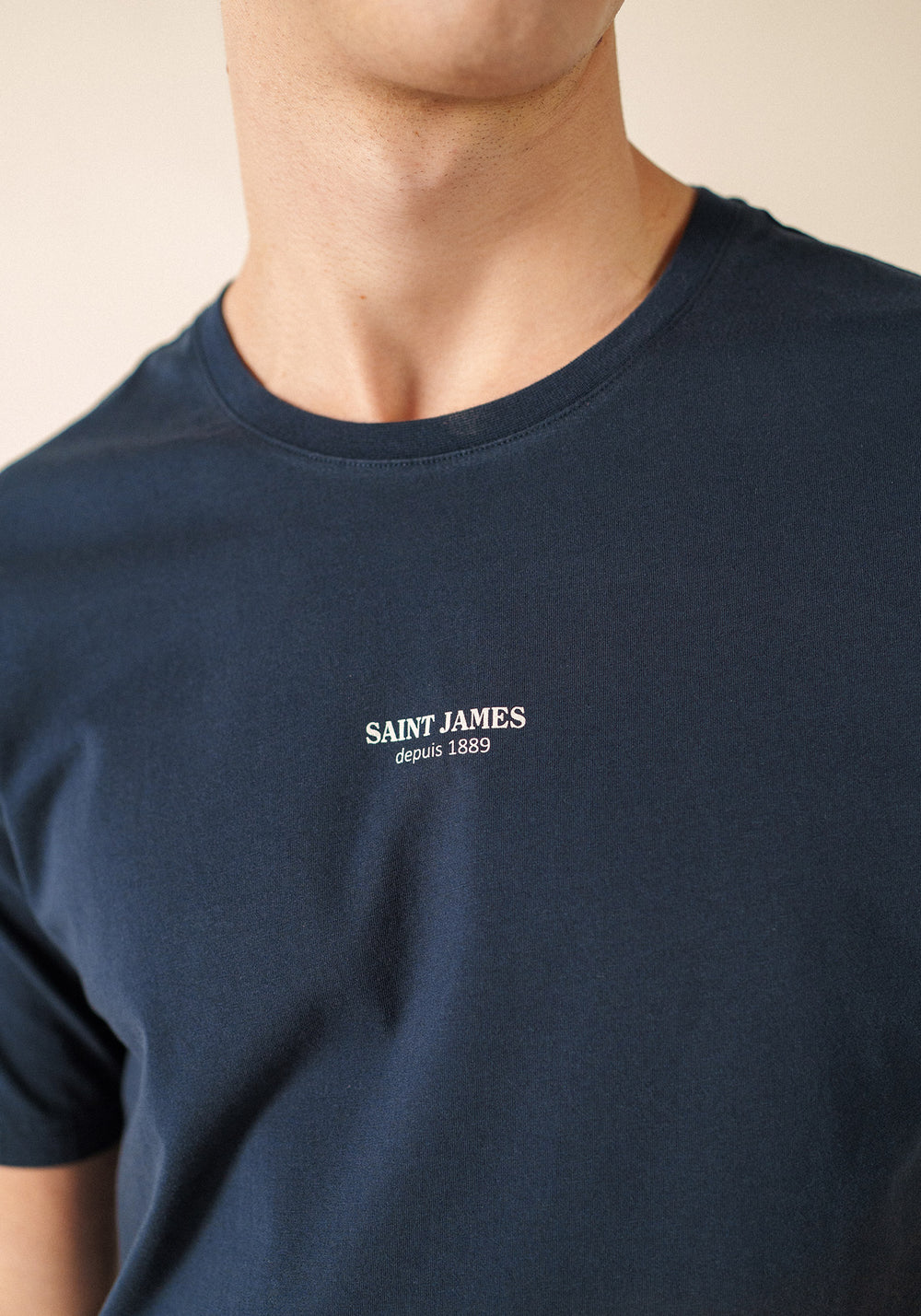 Arsene cotton t-shirt (NAVY)