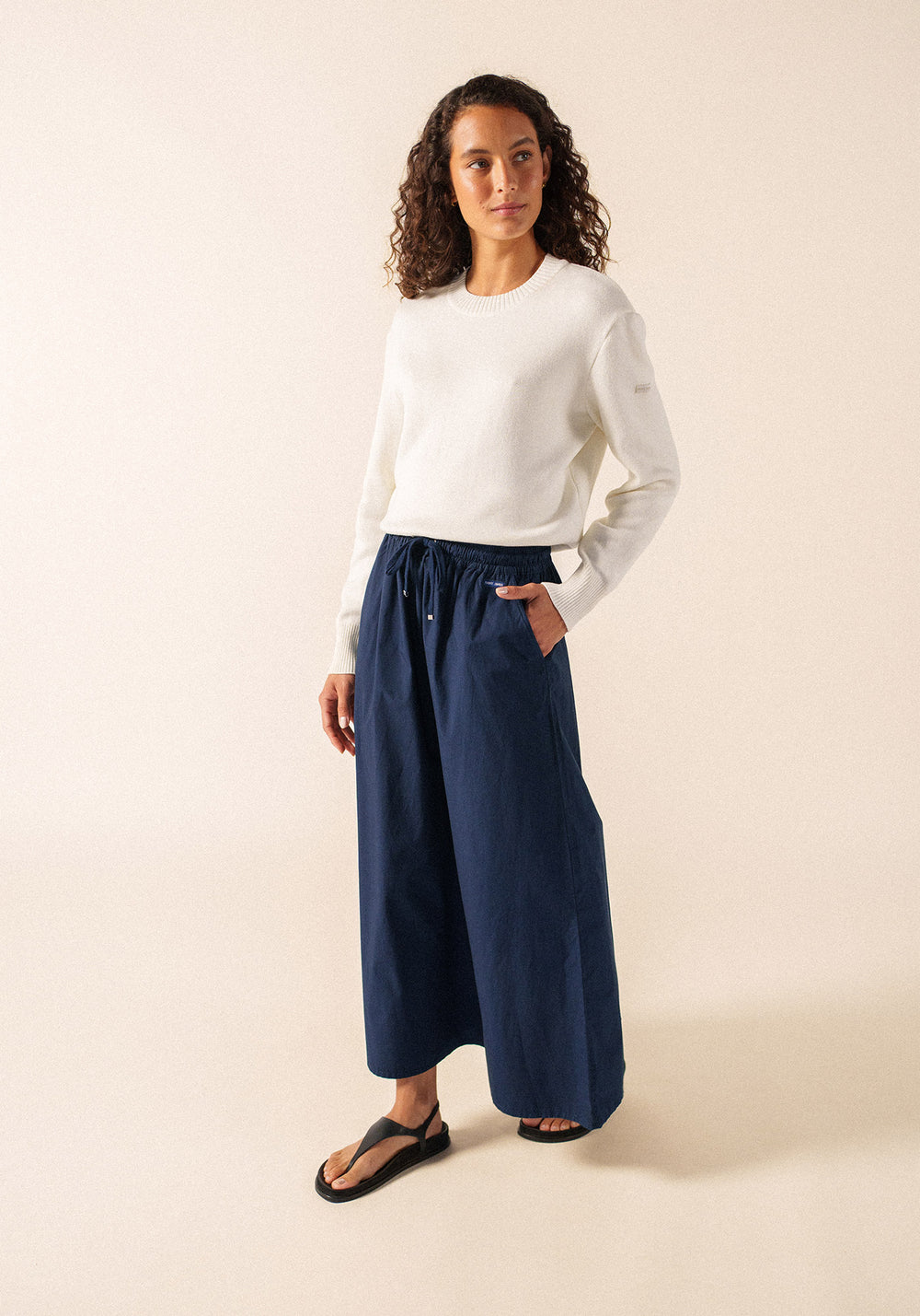 CAVAILLON Cotton Sweater (IVORY)