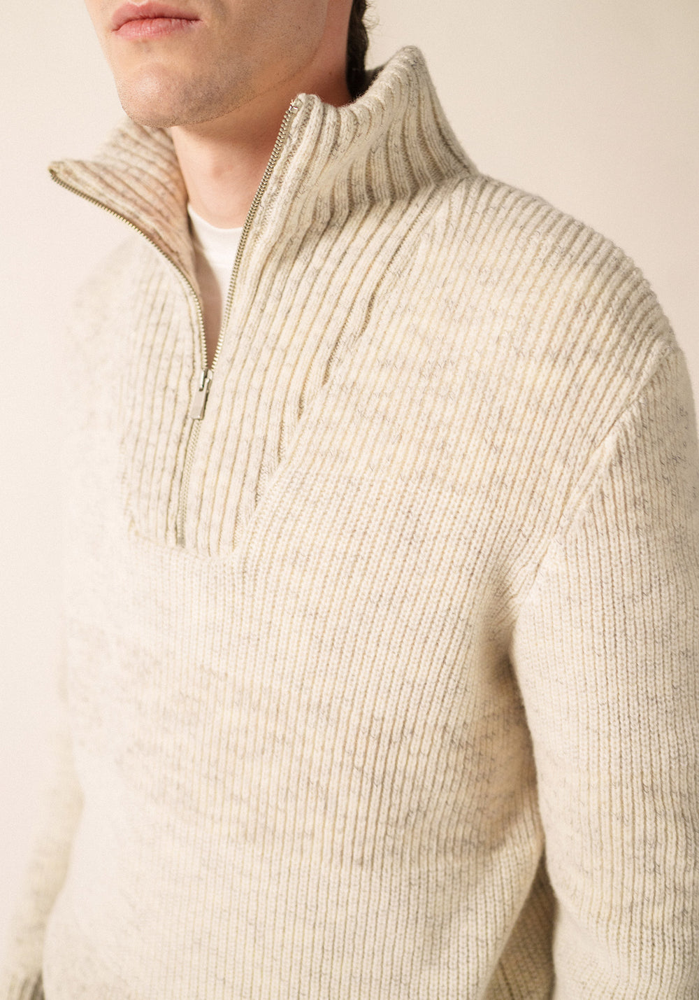 OSSAU Sweater (IVORY MELANGE)