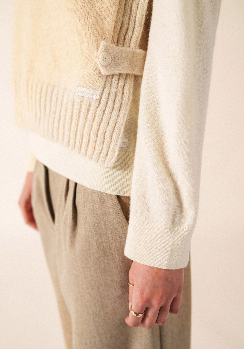 CIBOURE Wool Dickey (IVORY)