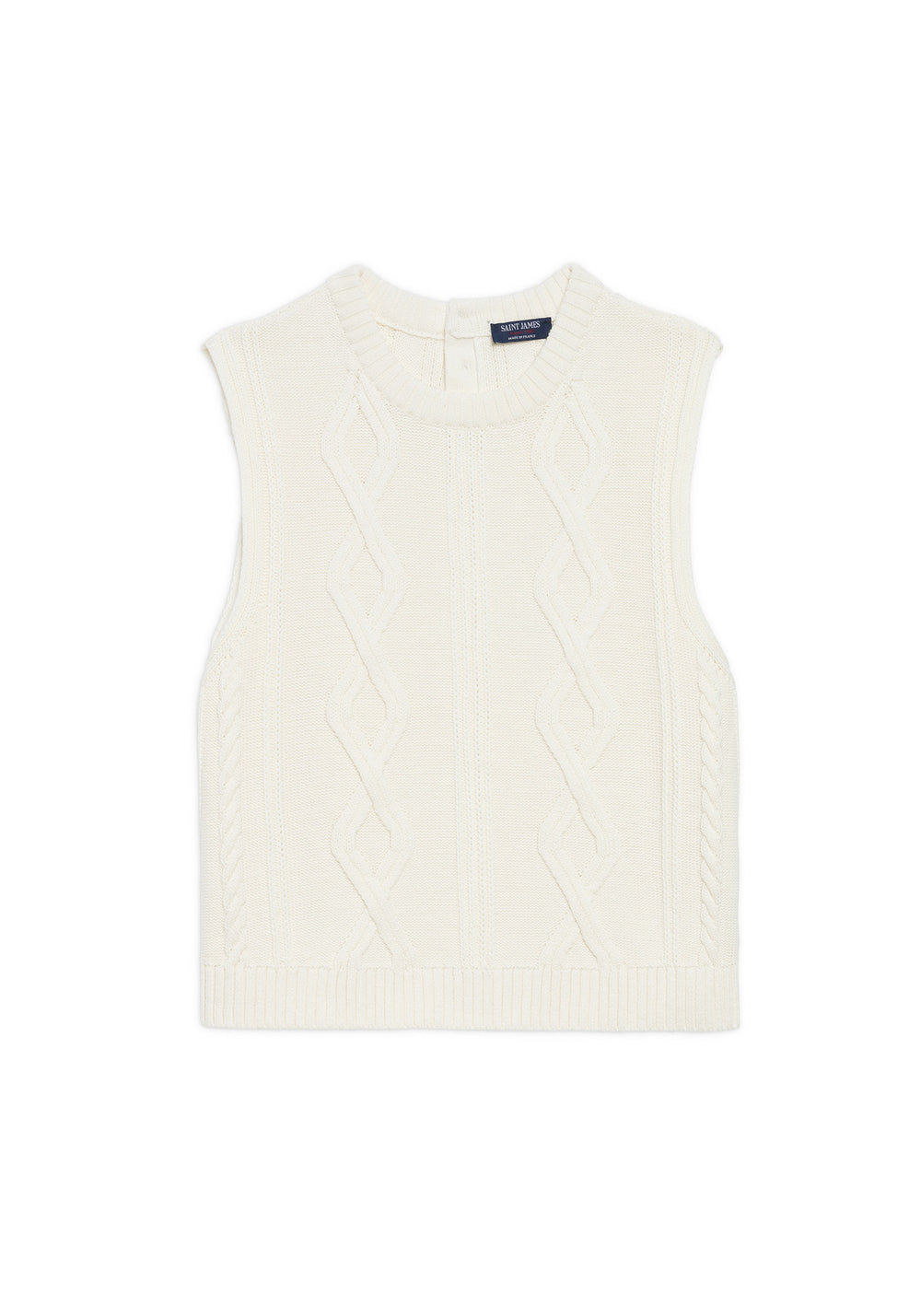 VAL D'AZUN Sweater Vest (IVORY)