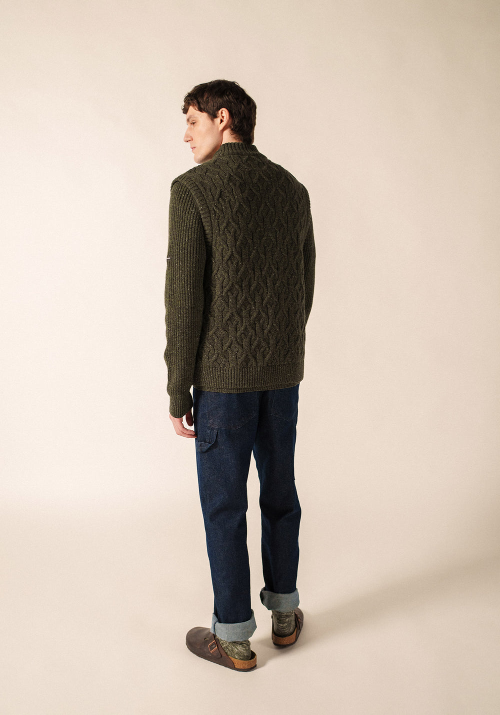 PERTH Vest (MOSS GREEN MELANGE)