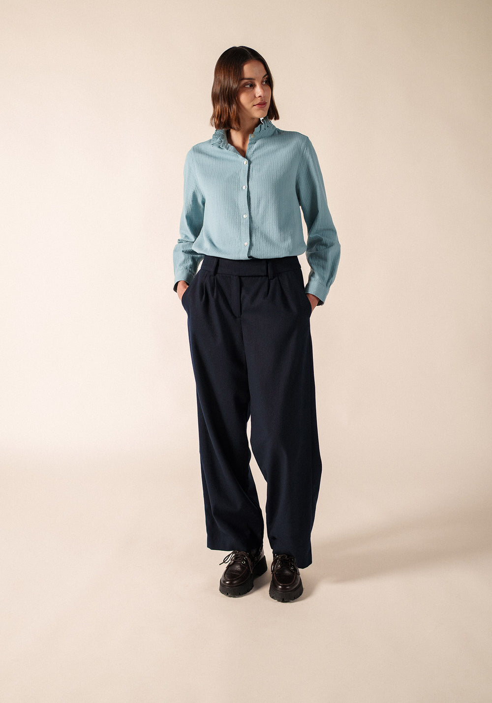 LUCINDA Shirt (LIGHT COASTAL BLUE)