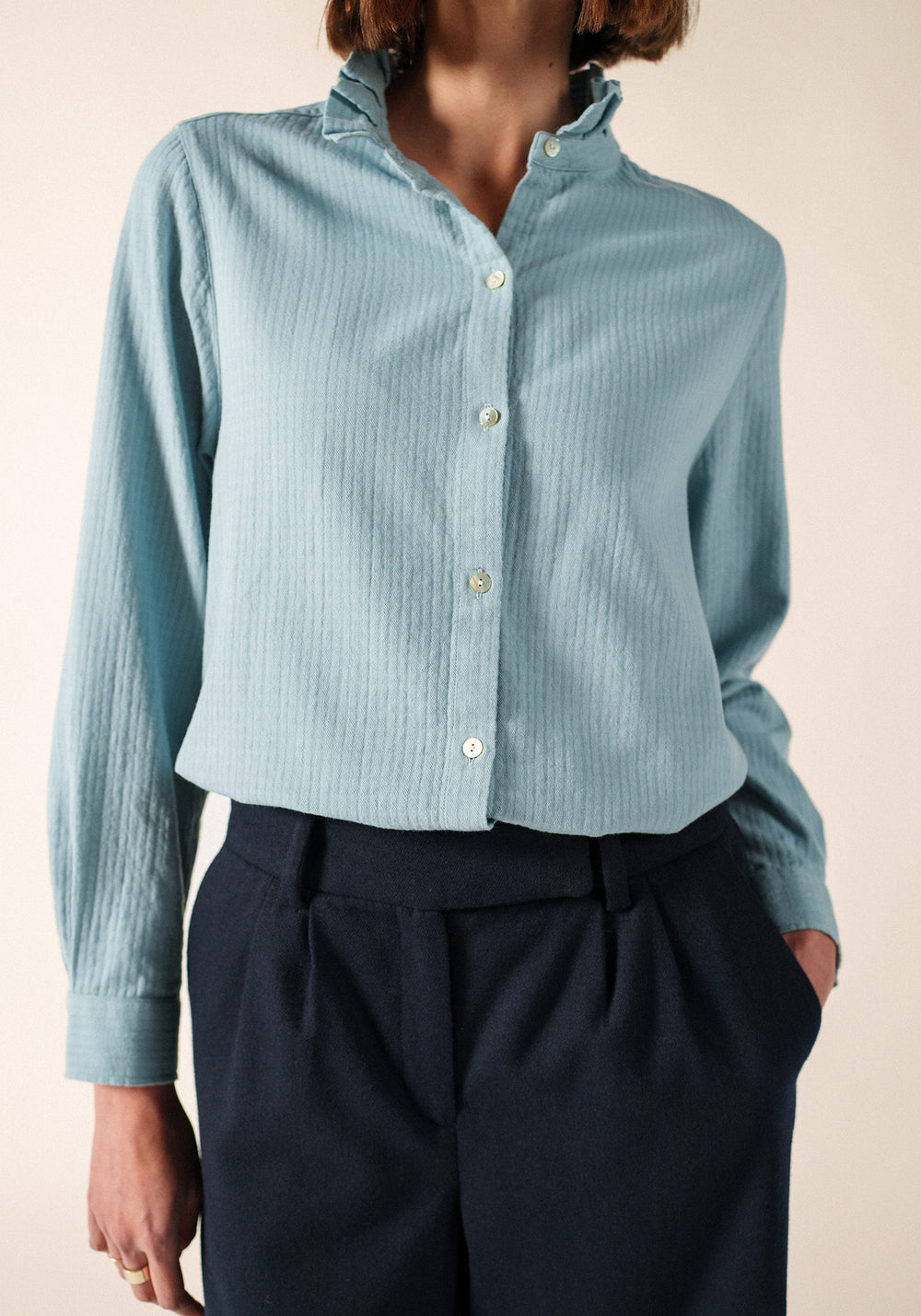 LUCINDA Shirt (LIGHT COASTAL BLUE)