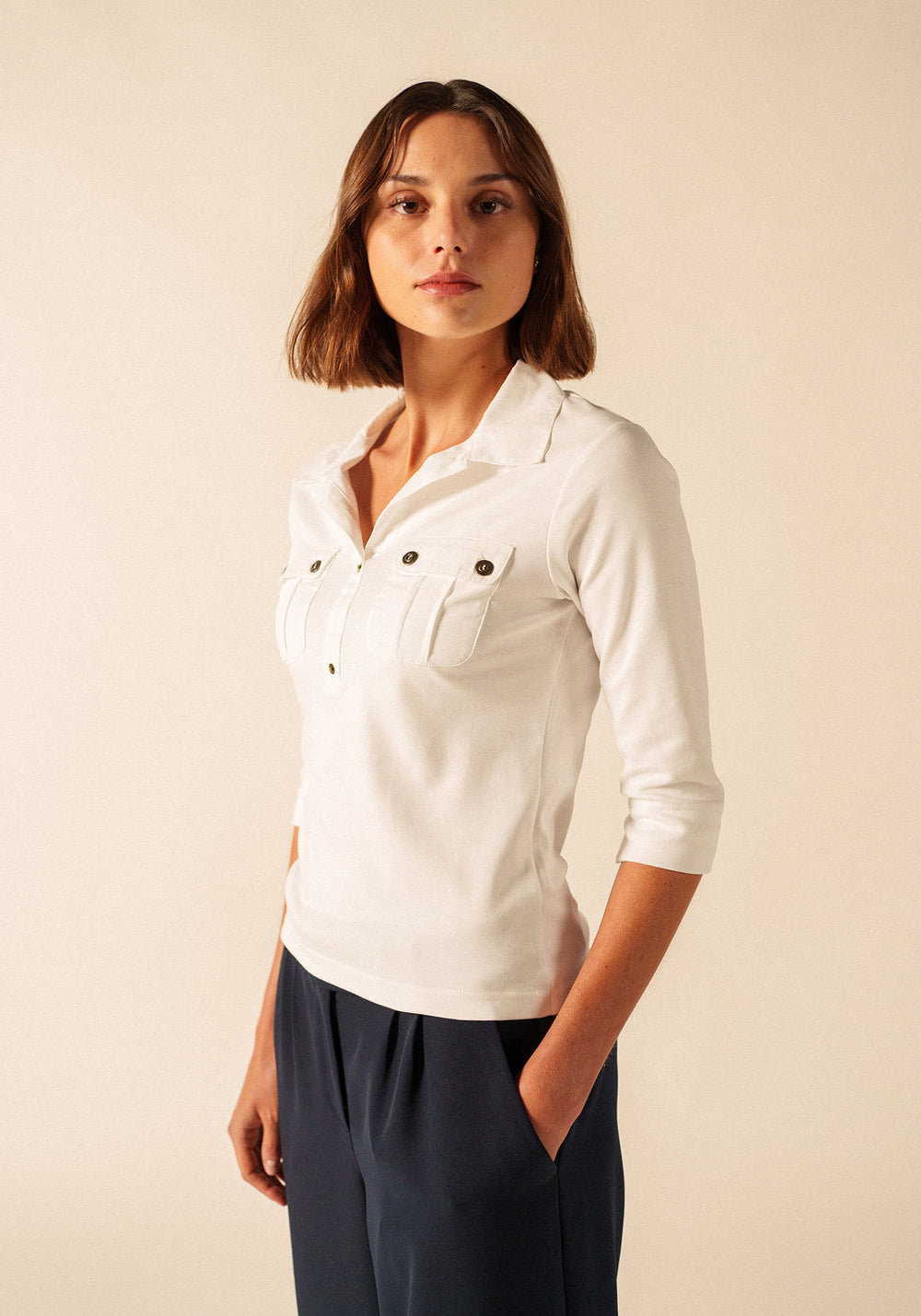 OLERON Polo Shirt (WHITE)