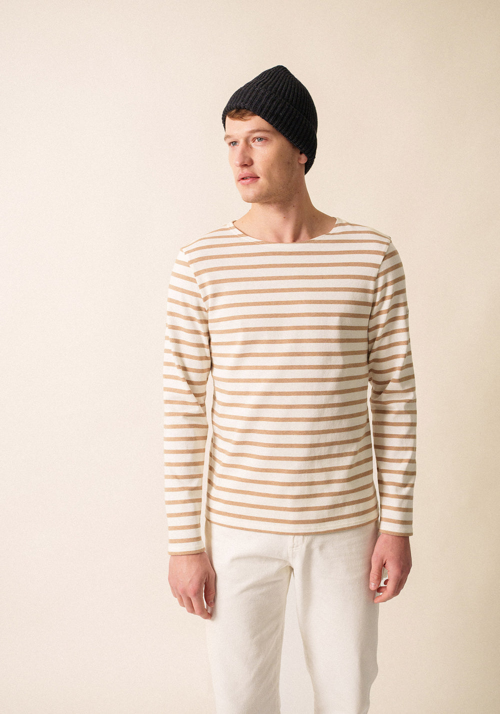 Meridien Moderne Breton Shirt (IVORY / BEIGE)
