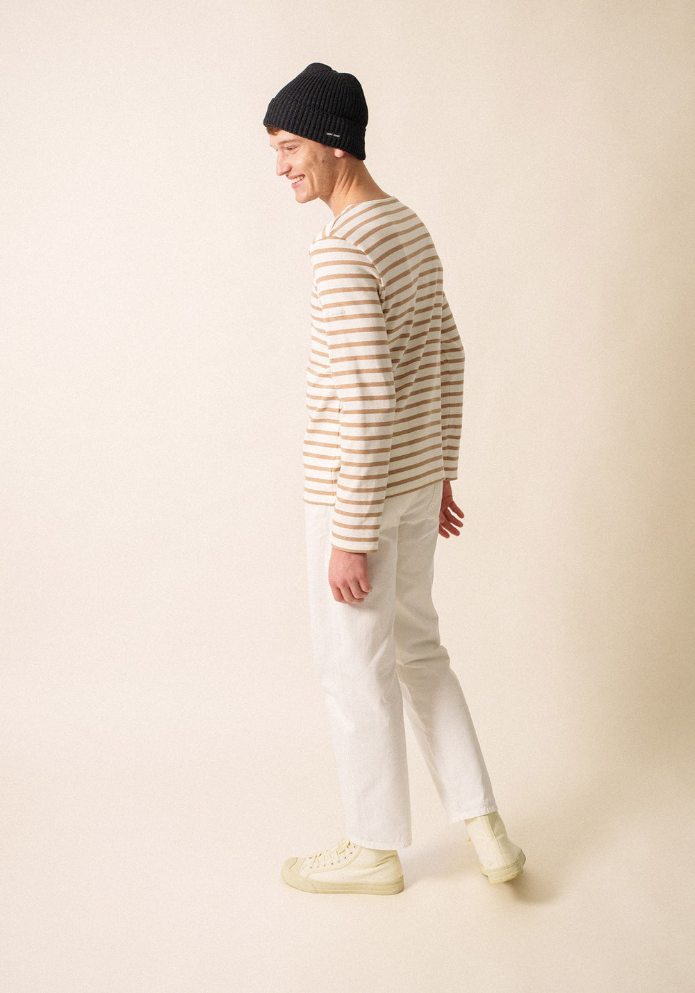 Meridien Moderne Breton Shirt (IVORY / BEIGE)