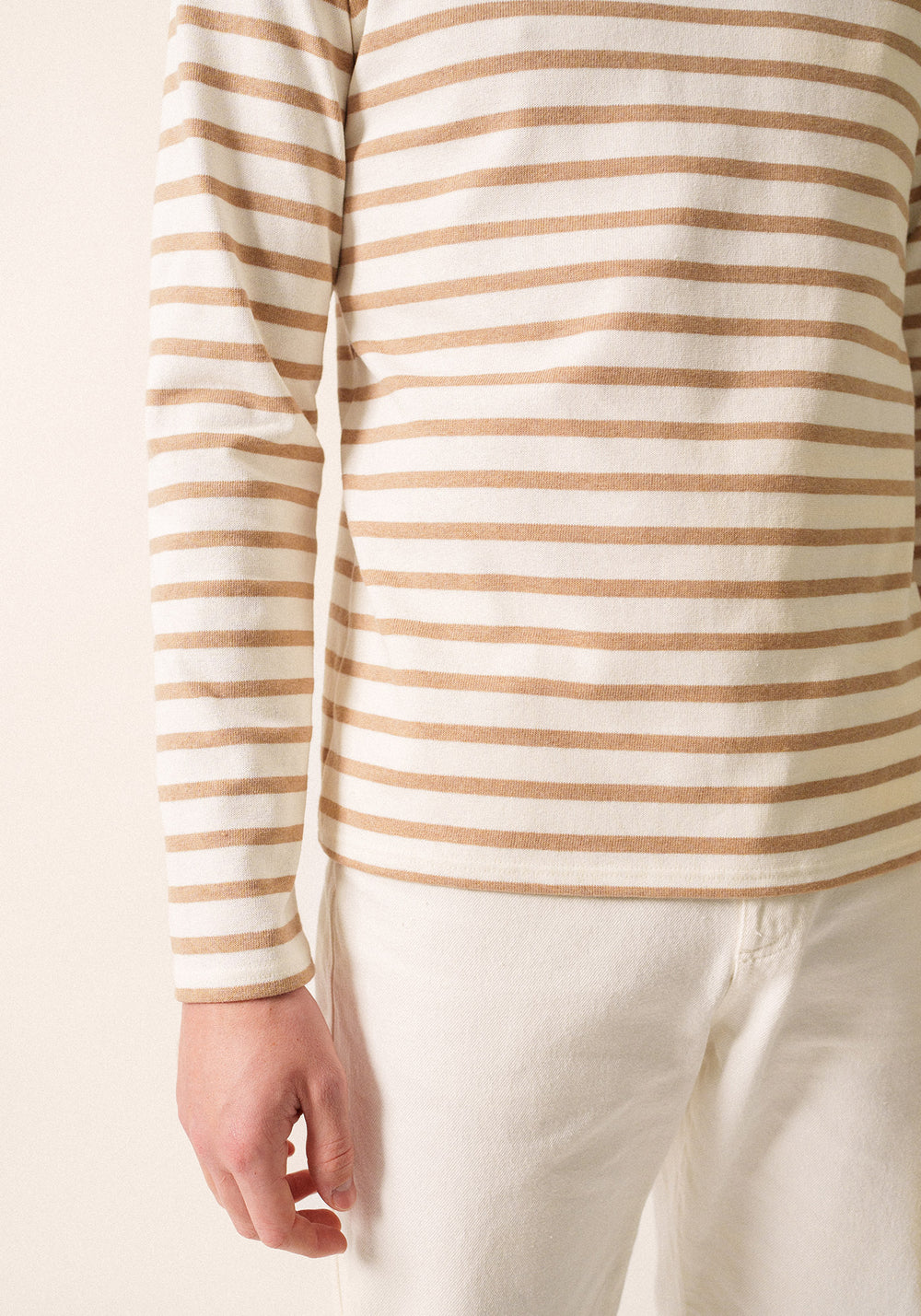 Meridien Moderne Breton Shirt (IVORY / BEIGE)