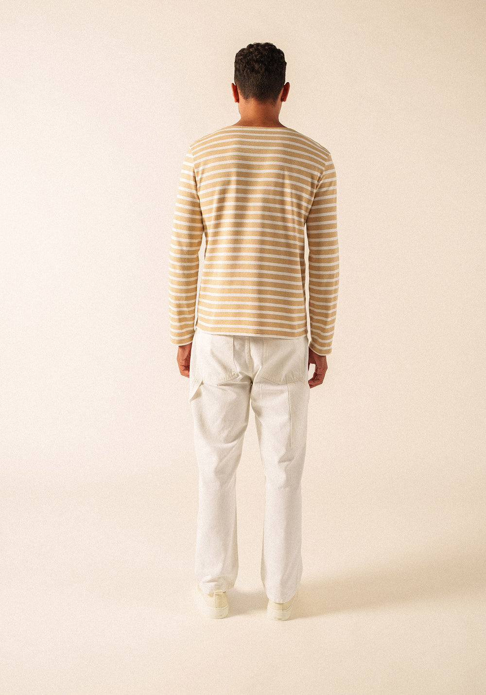MERIDIEN MODERNE Breton Shirt (SAIL CANVAS / WHITE)