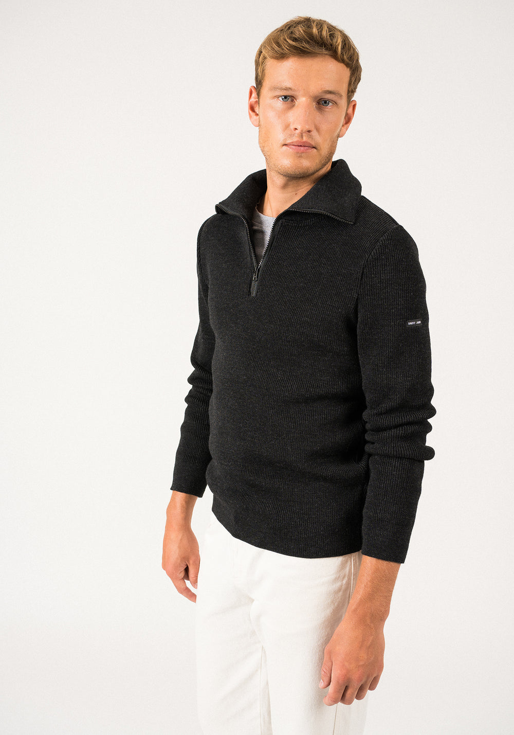 COTENTIN Trucker Sweater (DARK GRAY)