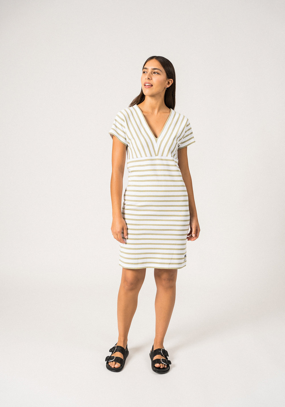 Menerbes Dress x Romain Brifault (WHITE / SOFT ALMOND)