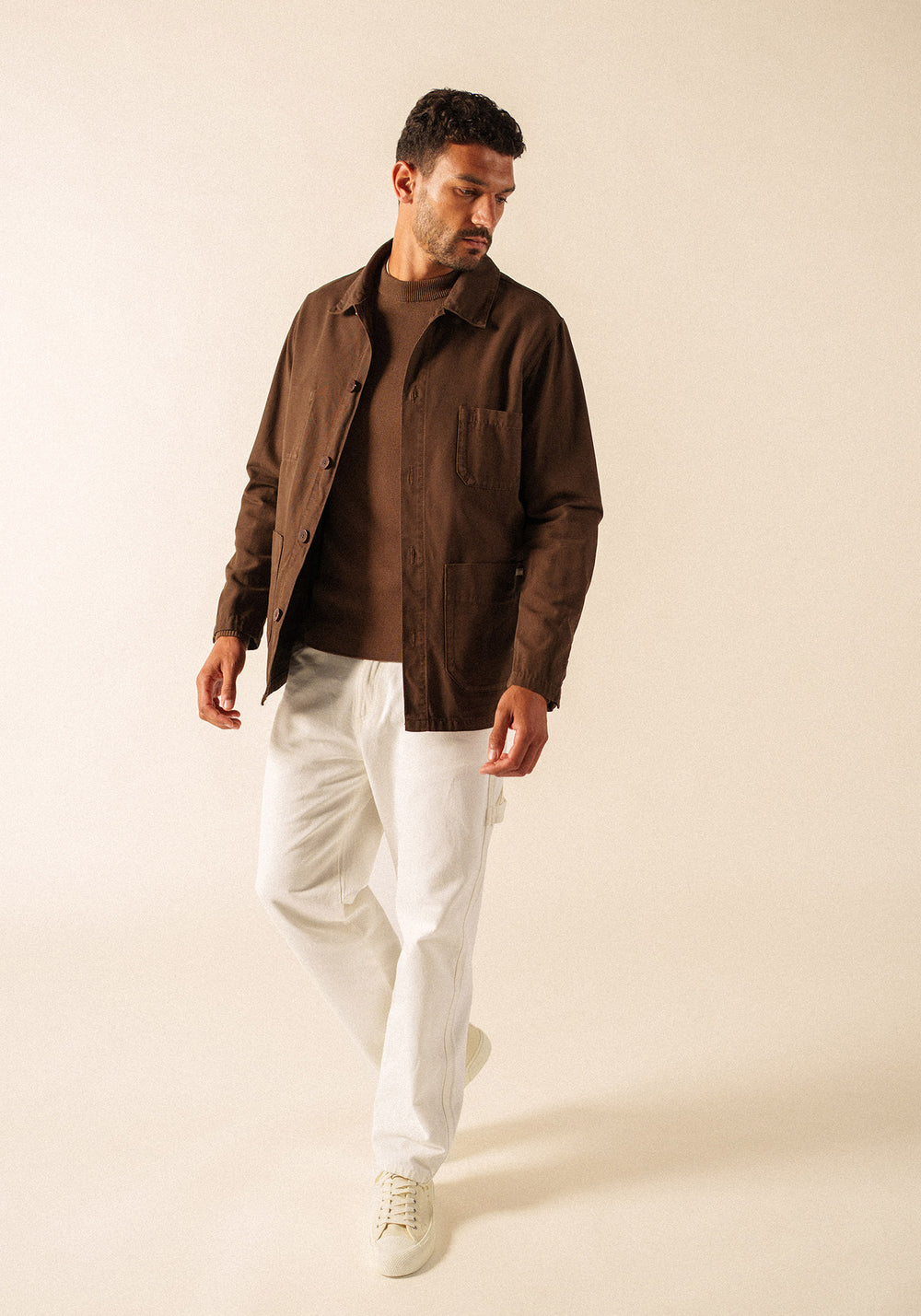 SIROCCO II French Chore Jacket (CHOCOLATE)