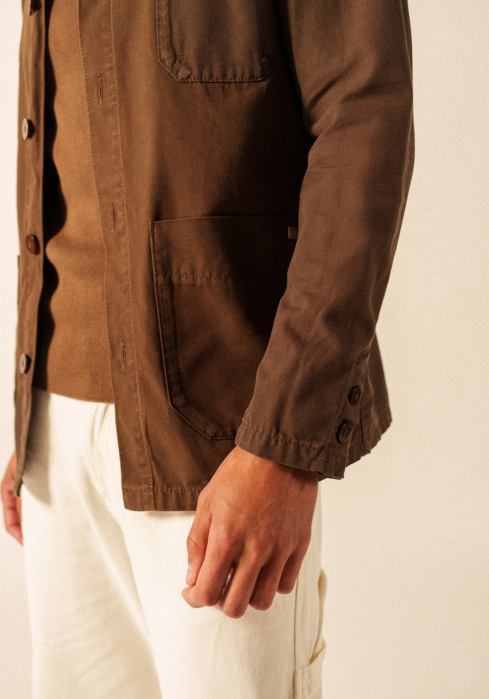 SIROCCO II French Chore Jacket (CHOCOLATE)