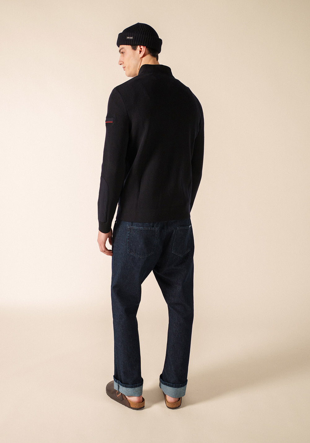LOUP DE MER II Wool Sweater (NAVY)