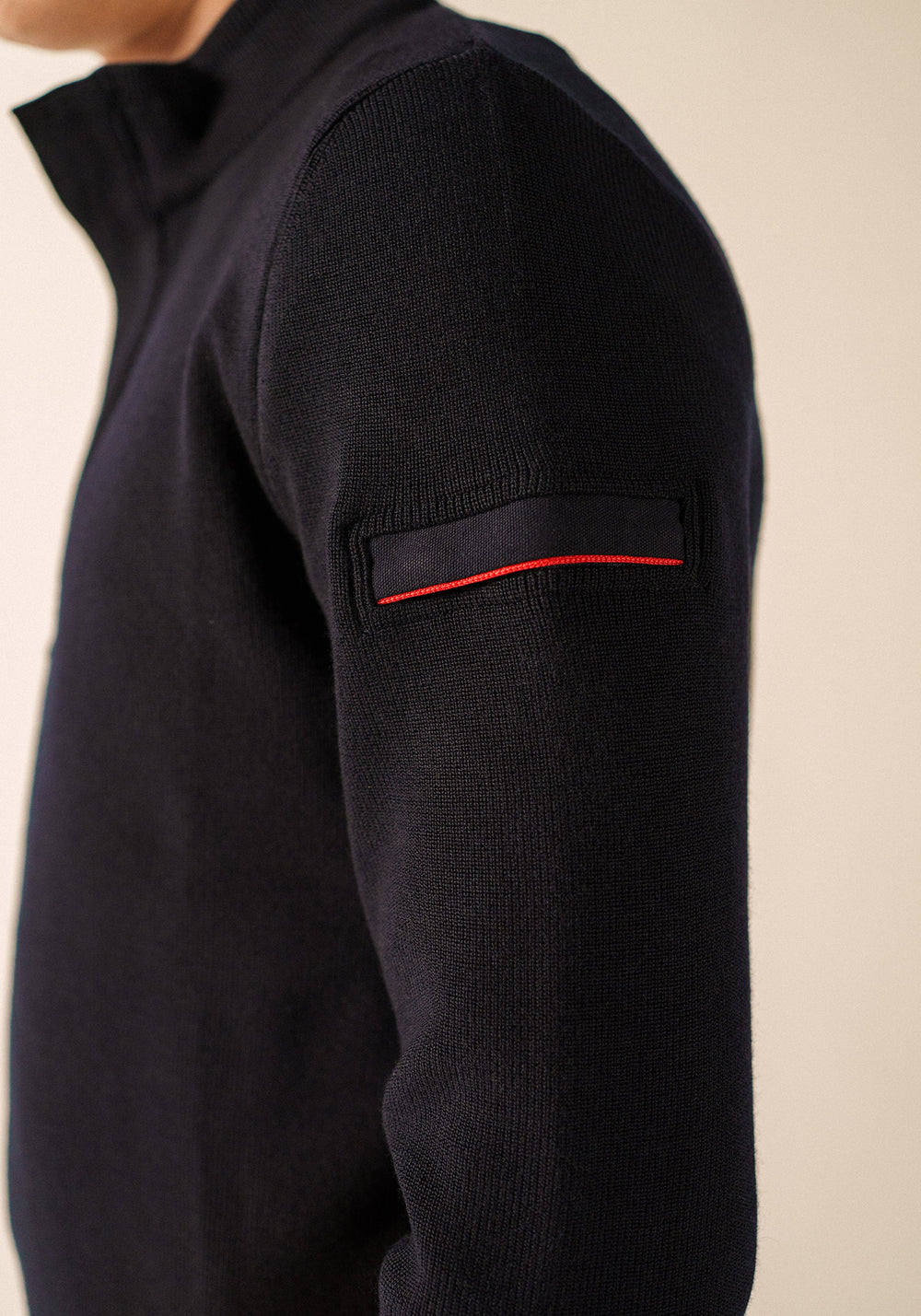 LOUP DE MER II Wool Sweater (NAVY)