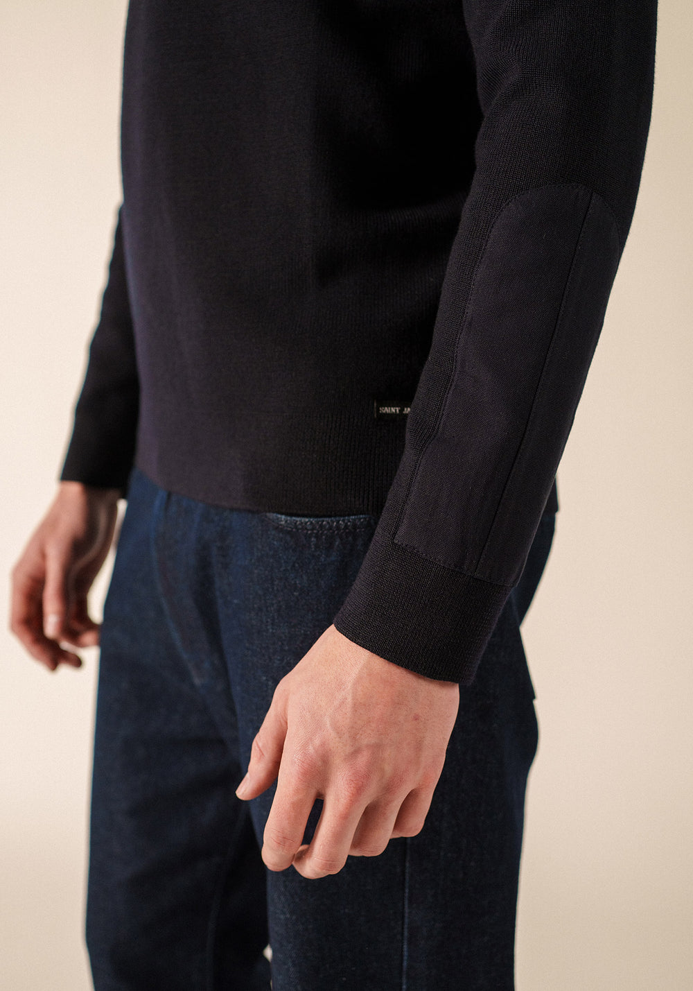 LOUP DE MER II Wool Sweater (NAVY)