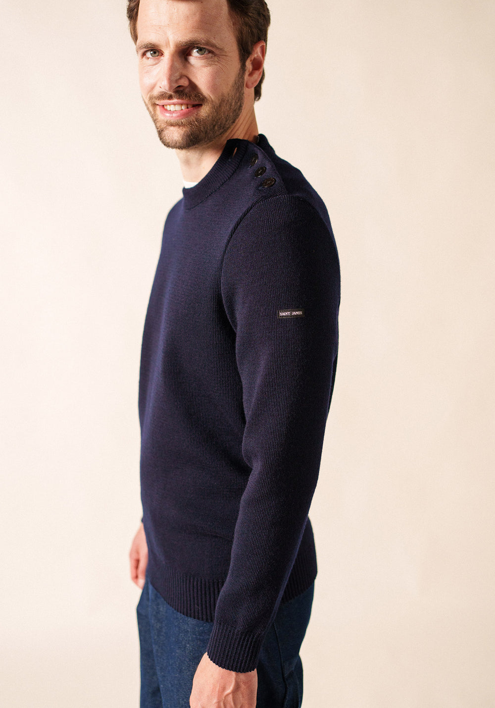 Cancale Fisherman Sweater (DARK BLUE)