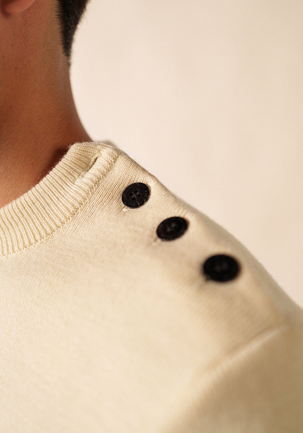 Cancale Fisherman Sweater (ECRU)