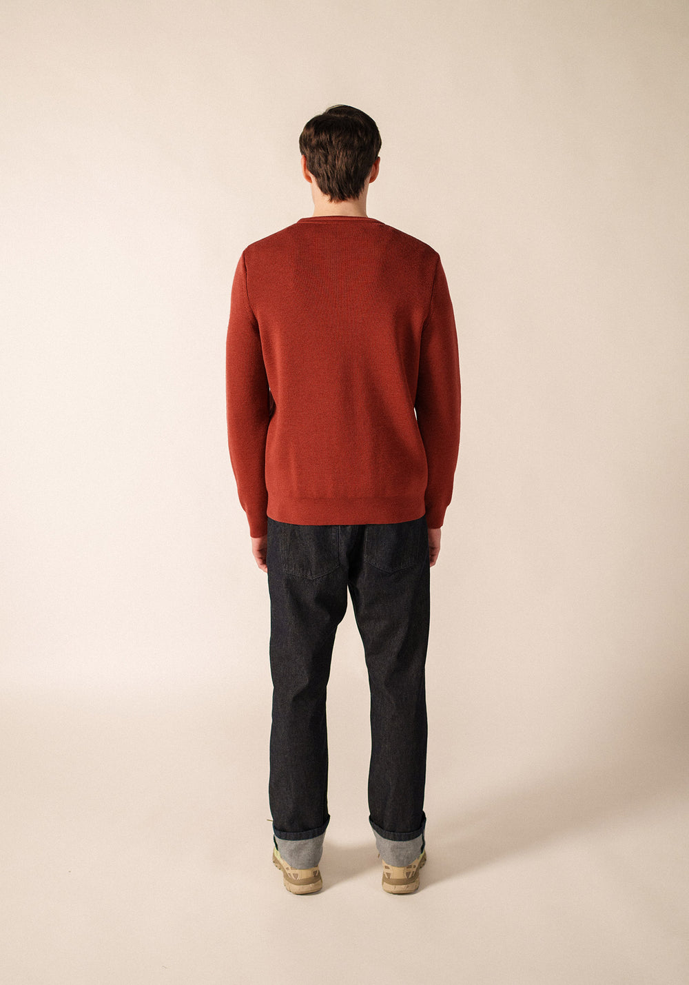 LOCRONAN III Crew Neck Sweater (TERRACOTTA)