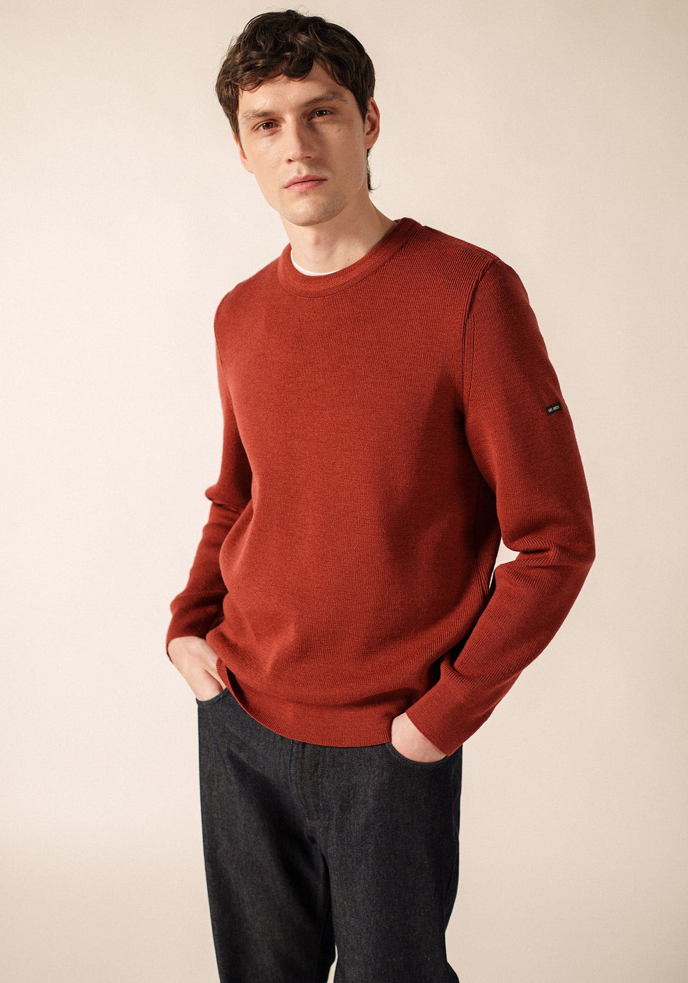 LOCRONAN III Crew Neck Sweater (TERRACOTTA)