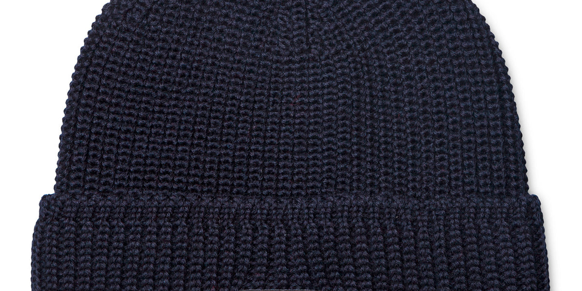 Wool Purl Knit Beanie | Saint James® Breton Knitwear – Saint James USA