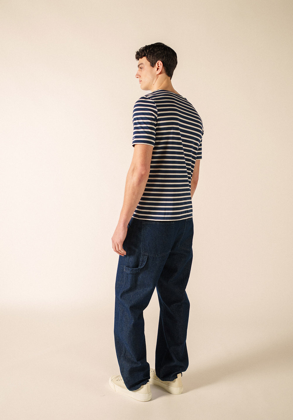 LEVANT MODERN Breton Shirt (NAVY / ECRU)