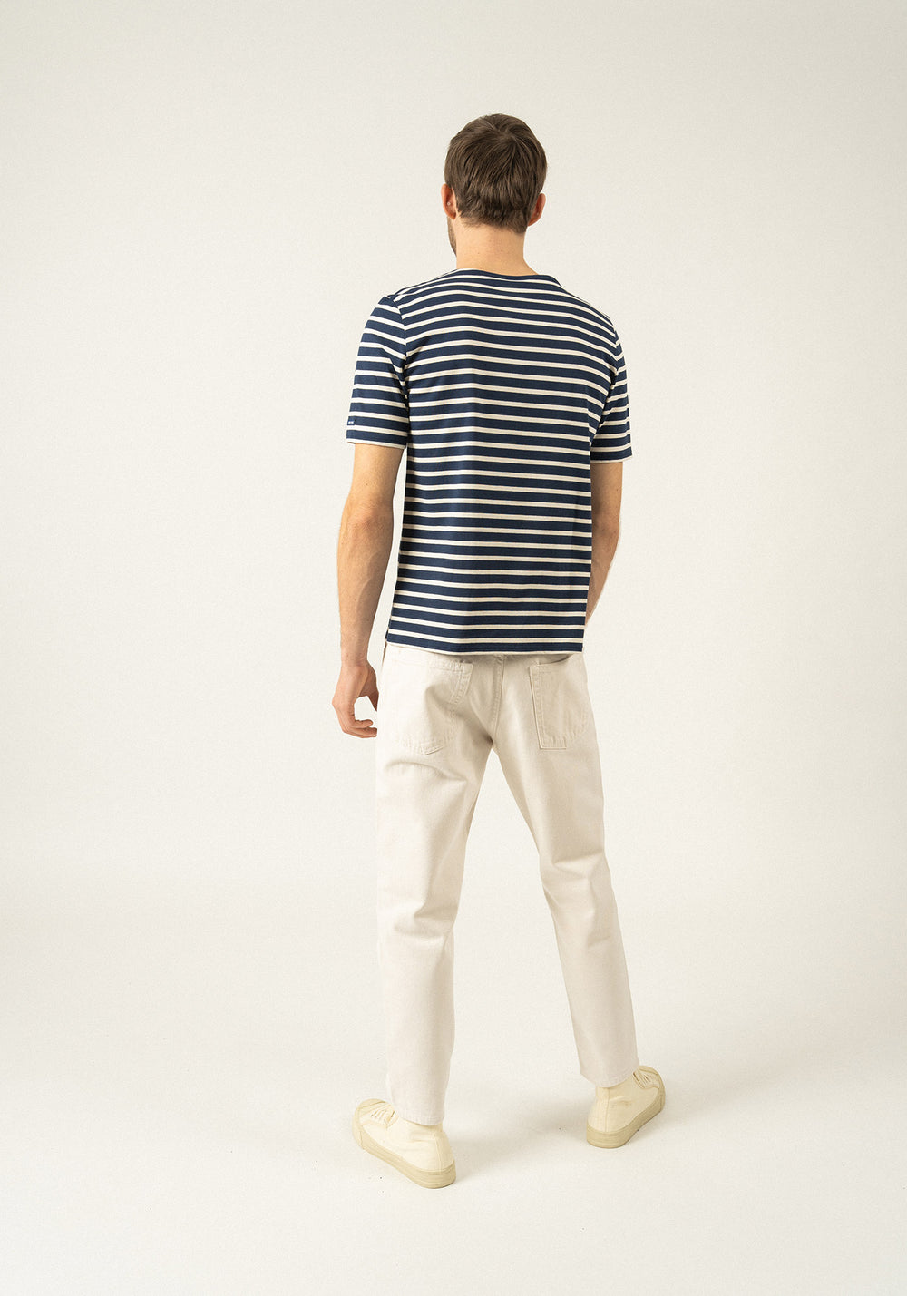 LEVANT MODERN Breton Shirt (NAVY / ECRU)