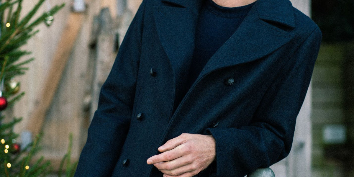 GALION II - Authentic Peacoat for Men | 100% Wool (NAVY) – Saint