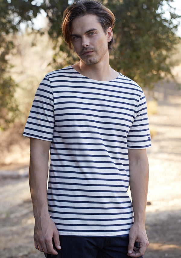 Levant Breton Shirt (ECRU / NAVY)