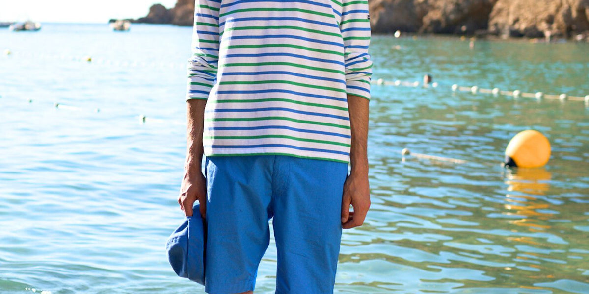 Striped Long Sleeve T-Shirt, French Tri-Color, Unisex