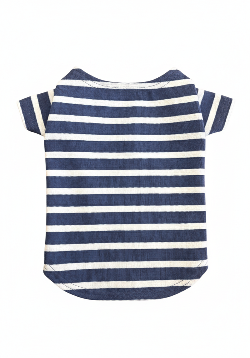 PARISIAN PUP Shirt (NAVY / ECRU)